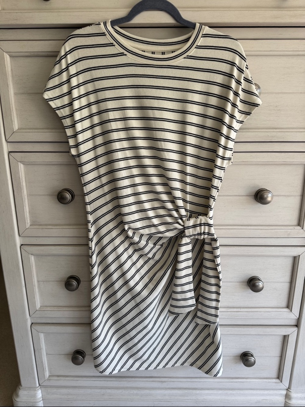 GAP Tie-Knot Mini T-Shirt Dress SZ Medium